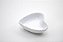 Mini Travessa Coração Branco Cerâmica 7 cm - Imagem 2