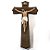Crucifixo de Parede Marrom Importado Resina 50 cm - Imagem 1