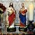 Kit Imagem Sagrado Coração de Jesus e Maria Resina 22 cm - Imagem 6