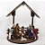 Kit Presépio Infantil Resina 11 Peças 13 cm com Casa Rústica Madeira 33 cm - Imagem 1