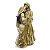 Imagem Sagrada Família Importada Dourada Resina 31 cm - Imagem 10