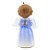 Imagem Anjo da Guarda Azul Musical com Led Importado Resina 22 cm - Imagem 3