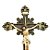 Crucifixo Pedestal Importado Resina 40 cm - Imagem 5
