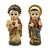 Kit Imagem Sagrado Coração de Jesus e Maria Infantil Importado Resina 12 cm - Imagem 1