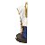 Kit Busto Sagrado Coração de Jesus e Maria Resina 12 cm - Imagem 6