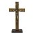 Crucifixo de Mesa Tradicional Madeira com Medalha de São Bento 29 cm - Imagem 1