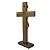 Crucifixo de Mesa Tradicional Madeira com Medalha de São Bento 29 cm - Imagem 8