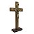Crucifixo de Mesa Tradicional Madeira com Medalha de São Bento 29 cm - Imagem 10