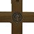 Crucifixo de Mesa Tradicional Madeira com Medalha de São Bento 29 cm - Imagem 12