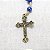 Terço Nossa Senhora Aparecida Azul Escuro Perola 10mm - Imagem 3