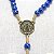 Terço Nossa Senhora Aparecida Azul Escuro Perola 10mm - Imagem 5