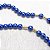Terço Nossa Senhora Aparecida Azul Escuro Perola 10mm - Imagem 7