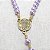 Terço Nossa Senhora Aparecida Lilas Perola 10mm - Imagem 6