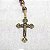 Terço Nossa Senhora Aparecida Marrom Perola 10mm - Imagem 3