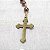 Terço Nossa Senhora Aparecida Marrom Perola 10mm - Imagem 4