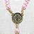 Terço Nossa Senhora Aparecida Rosa Perola 10mm - Imagem 4