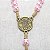 Terço Nossa Senhora Aparecida Rosa Perola 10mm - Imagem 5