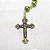 Terço Nossa Senhora Aparecida Verde Perola 10mm - Imagem 3