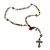 Kit Terço 8mm e Imagem Nossa Senhora de Guadalupe Importada Resina 30 cm - Imagem 7