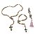 Kit Terço, Terço Compacto e Chaveiro Rosa Mãe de todas as Mães Madeira 8mmm - Imagem 1