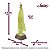 Imagem Nossa Senhora de Fatima de Portugal Brilha no escuro Importada Resina 19 cm - Imagem 2