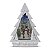 Lanterna de Mesa Arvore de Natal Musical Importada Resina 28cm - Imagem 1