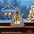Lanterna de Mesa Arvore de Natal Musical Importada Resina 28cm - Imagem 4