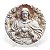 Adorno De Mesa/Parede Sagrado Coração de Jesus Alto Relevo Importado Resina 20 cm - Imagem 1