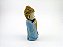 Estátua Trio Buda Azul Gesso 11 cm 17 cm 11 cm - Imagem 7