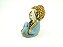 Estátua Trio Buda Azul Gesso 11 cm 17 cm 11 cm - Imagem 8