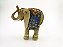 Estátua Elefante Quadriculado 16 cm - Imagem 1