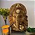 Estátua Cabeça Ganesha Marrom e Dourado Gesso 26 cm - Imagem 5