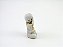 Estátua Trio Mini Buda Branco e Dourado Gesso 8 cm - Imagem 4