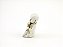 Estátua Trio Mini Buda Branco e Dourado Gesso 8 cm - Imagem 8