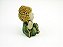 Estátua Trio Buda Verde Gesso 11 cm 17 cm 11 cm - Imagem 4