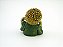 Estátua Trio Buda Verde Gesso 11 cm 17 cm 11 cm - Imagem 3