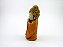 Estátua Trio Buda Laranja Gesso 11 cm 17 cm 11 cm - Imagem 5