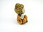 Estátua Trio Buda Laranja Gesso 11 cm 17 cm 11 cm - Imagem 4