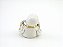 Estátua Trio Buda Branco e Dourado Gesso 8 cm - Imagem 6