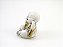 Estátua Trio Buda Branco e Dourado Gesso 8 cm - Imagem 5