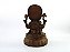 Estátua Ganesha Sentado cor Madeira Resina 30 cm - Imagem 3
