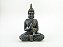 Estátua Buda Namaskara Mudra cor Chumbo Resina 20 cm - Imagem 1