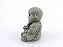 Estátua Trio Mini Buda Japonês cor Cimento Resina 8 cm - Imagem 5
