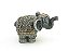 Estátua Elefante Mini cor Chumbo Resina 6 cm - Imagem 1