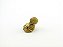 Estátua Trio Mini Buda Livro e Bandejas Marrom e Dourado Gesso 5 cm - Imagem 8