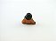 Estátua Trio Mini Buda Preto e Ferrugem Gesso 5 cm - Imagem 6