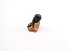 Estátua Trio Mini Buda Preto e Ferrugem Gesso 5 cm - Imagem 5