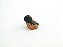Estátua Trio Mini Buda Preto e Ferrugem Gesso 5 cm - Imagem 10