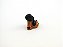Estátua Trio Mini Buda Preto e Ferrugem Gesso 5 cm - Imagem 7