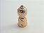 Estátua Mini Buda Meditando cor Bronze Porcelana 7 cm - Imagem 3